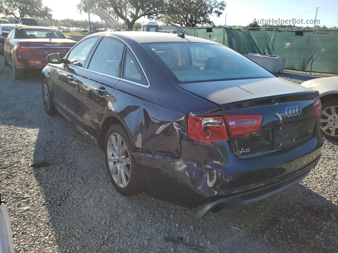 2014 Audi A6 Prestige Blue vin: WAUHGAFC0EN012310