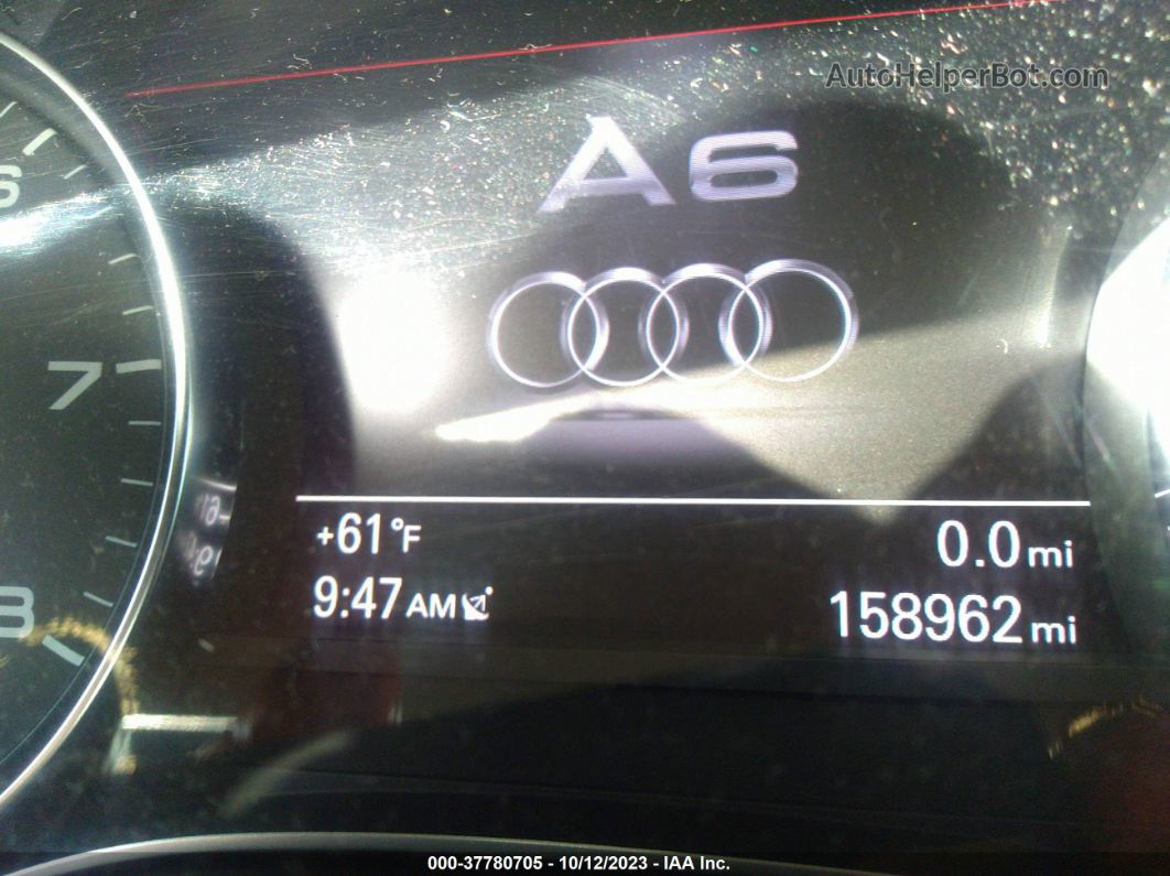 2014 Audi A6 3.0t Premium Plus Gray vin: WAUHGAFC0EN031116