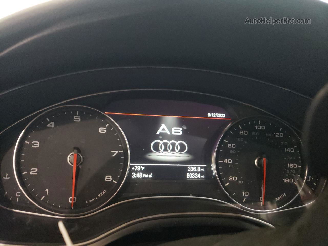 2014 Audi A6 Prestige Черный vin: WAUHGAFC0EN088464