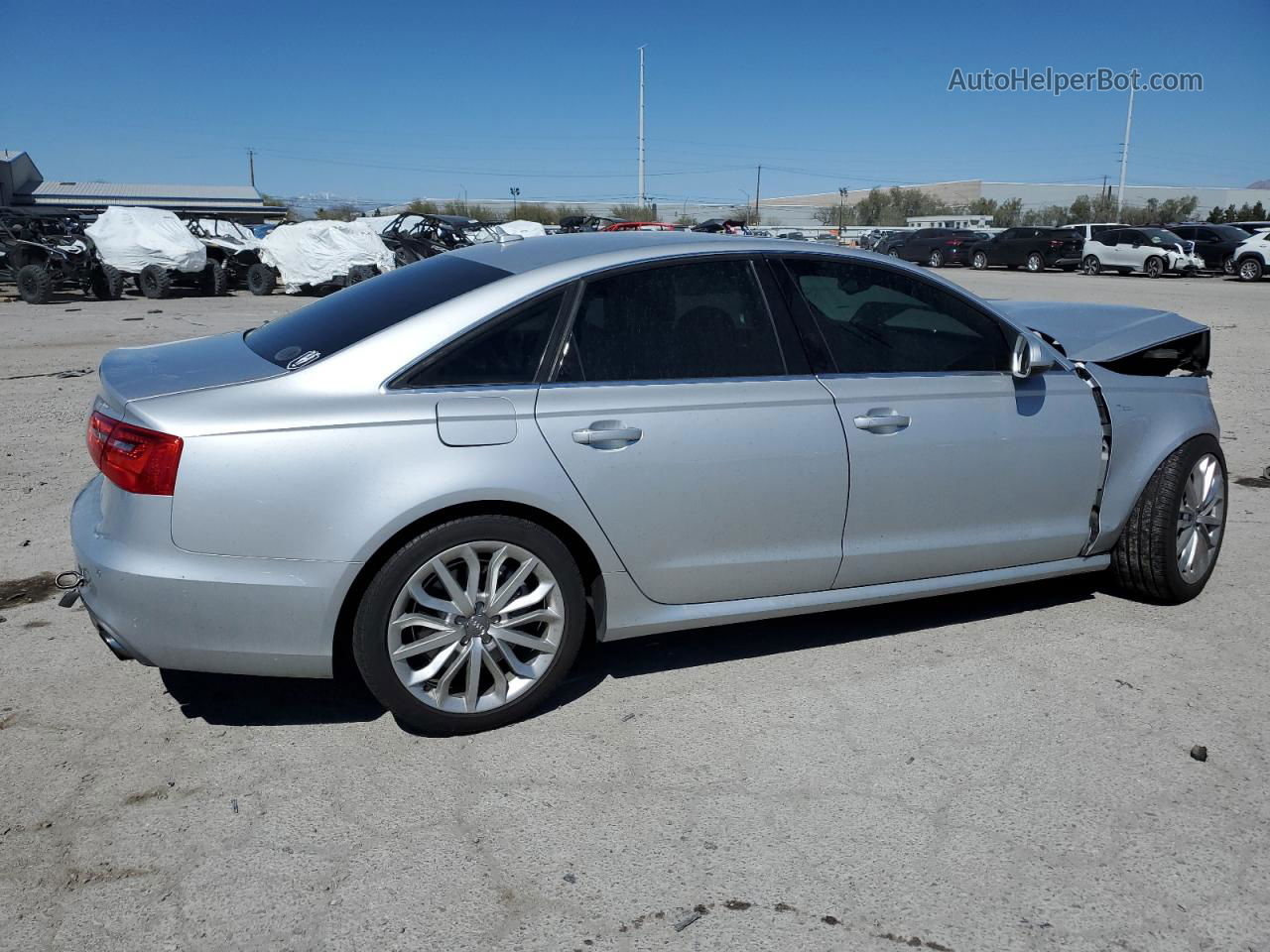 2014 Audi A6 Prestige Серебряный vin: WAUHGAFC0EN116229