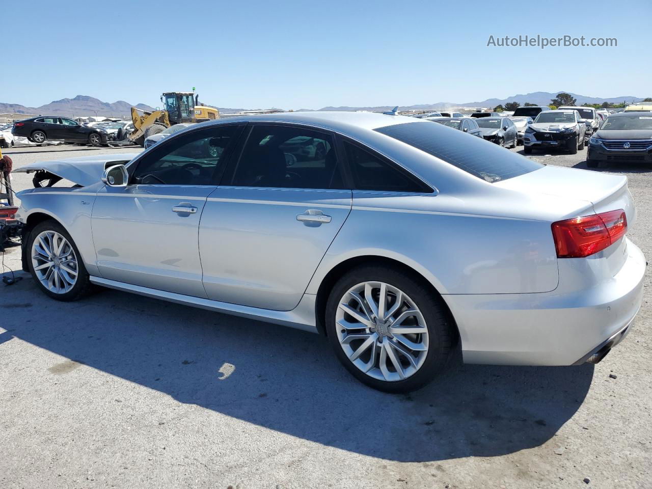 2014 Audi A6 Prestige Серебряный vin: WAUHGAFC0EN116229