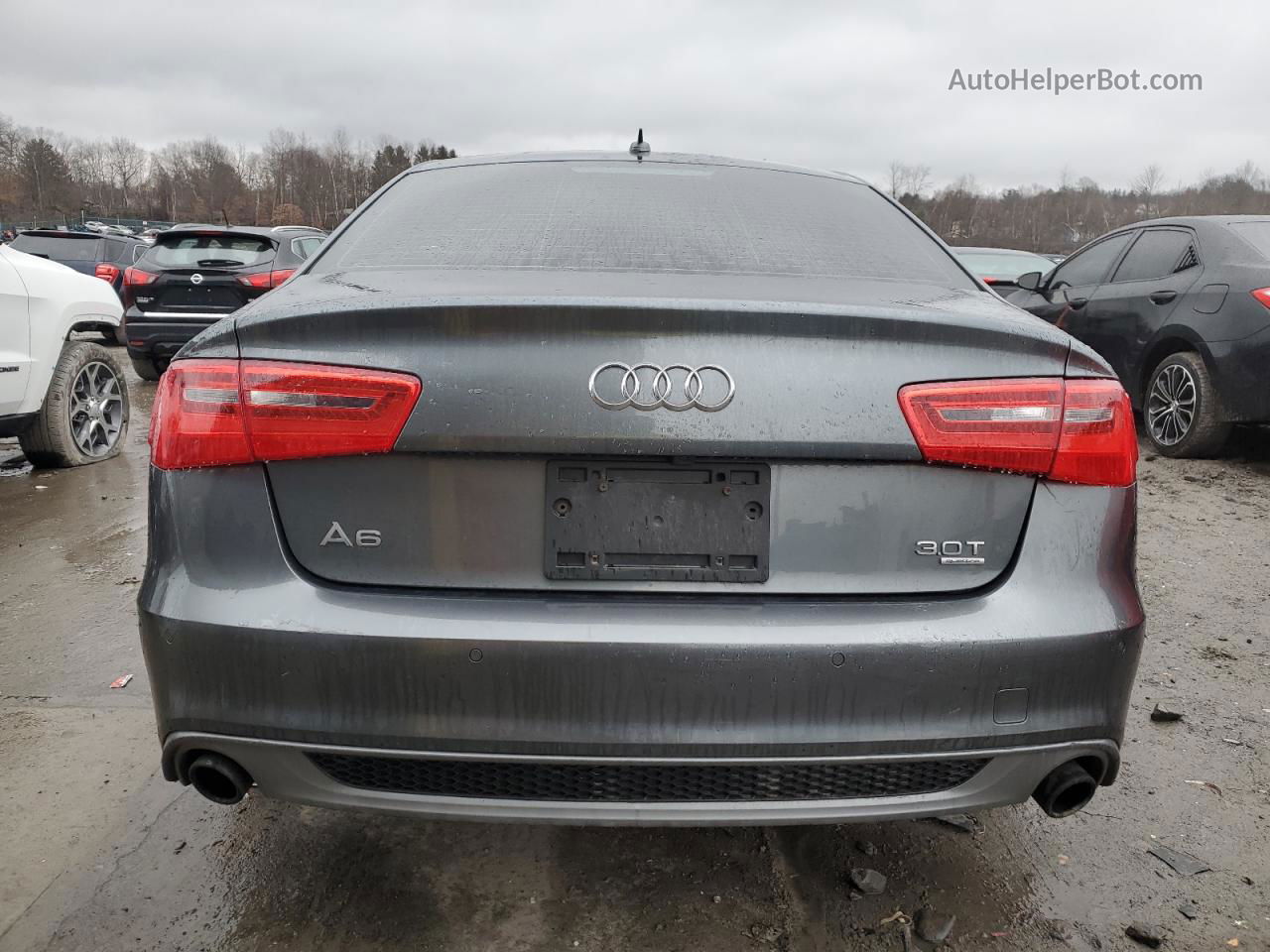 2014 Audi A6 Prestige Gray vin: WAUHGAFC1EN050046