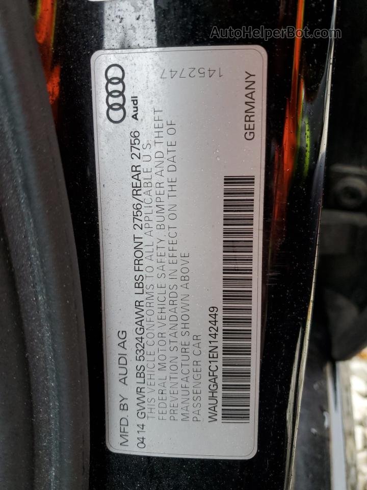 2014 Audi A6 Prestige Черный vin: WAUHGAFC1EN142449