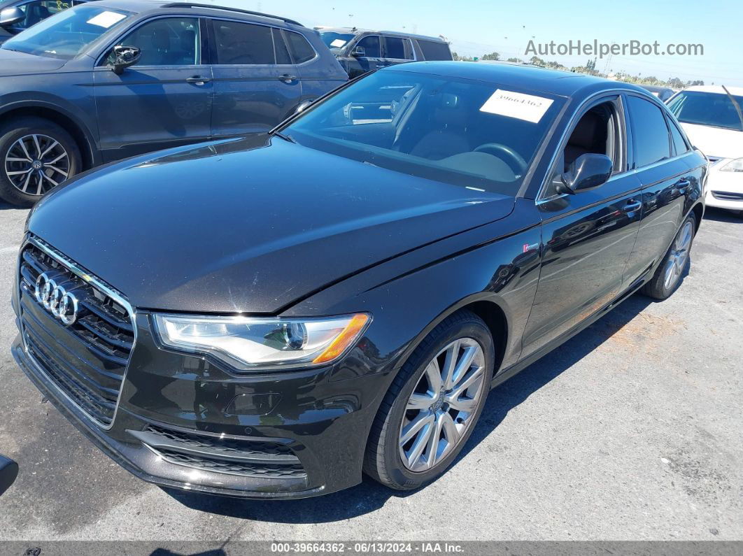 2013 Audi A6 3.0t Premium Dark Brown vin: WAUHGAFC2DN103514