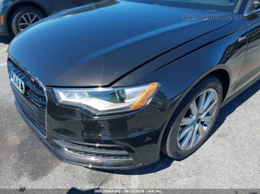 2013 Audi A6 3.0t Premium Dark Brown vin: WAUHGAFC2DN103514