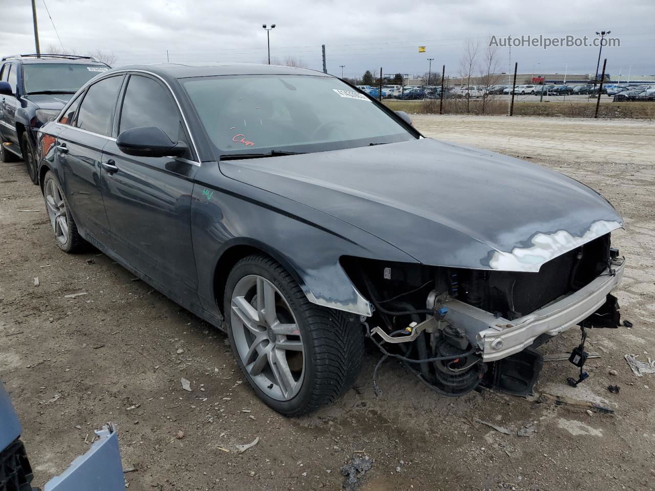 2014 Audi A6 Prestige Угольный vin: WAUHGAFC2EN059113