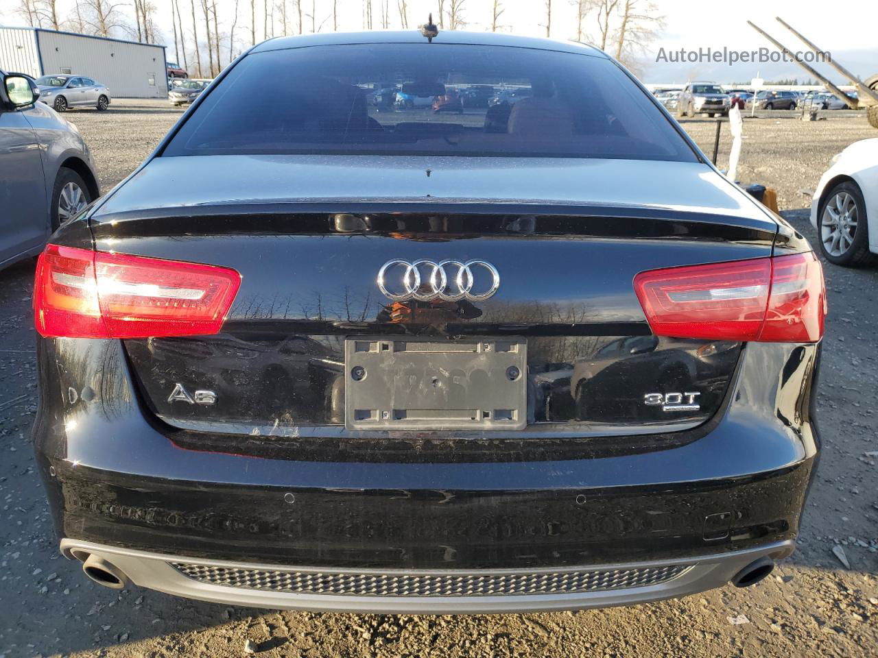 2014 Audi A6 Prestige Черный vin: WAUHGAFC2EN121531