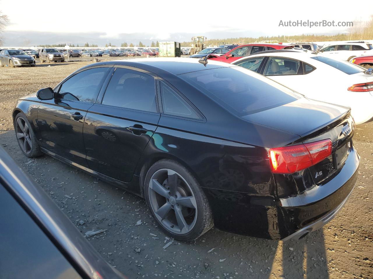 2014 Audi A6 Prestige Черный vin: WAUHGAFC2EN121531