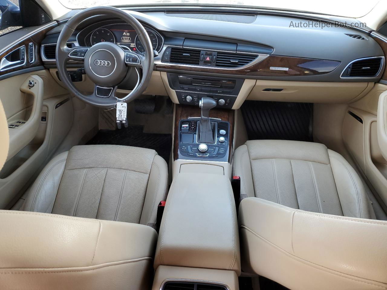 2014 Audi A6 Prestige Черный vin: WAUHGAFC2EN121531