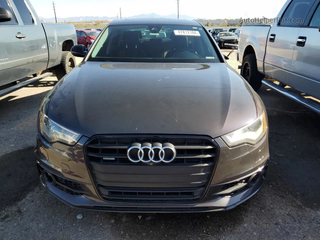 2014 Audi A6 Prestige Серый vin: WAUHGAFC2EN139382