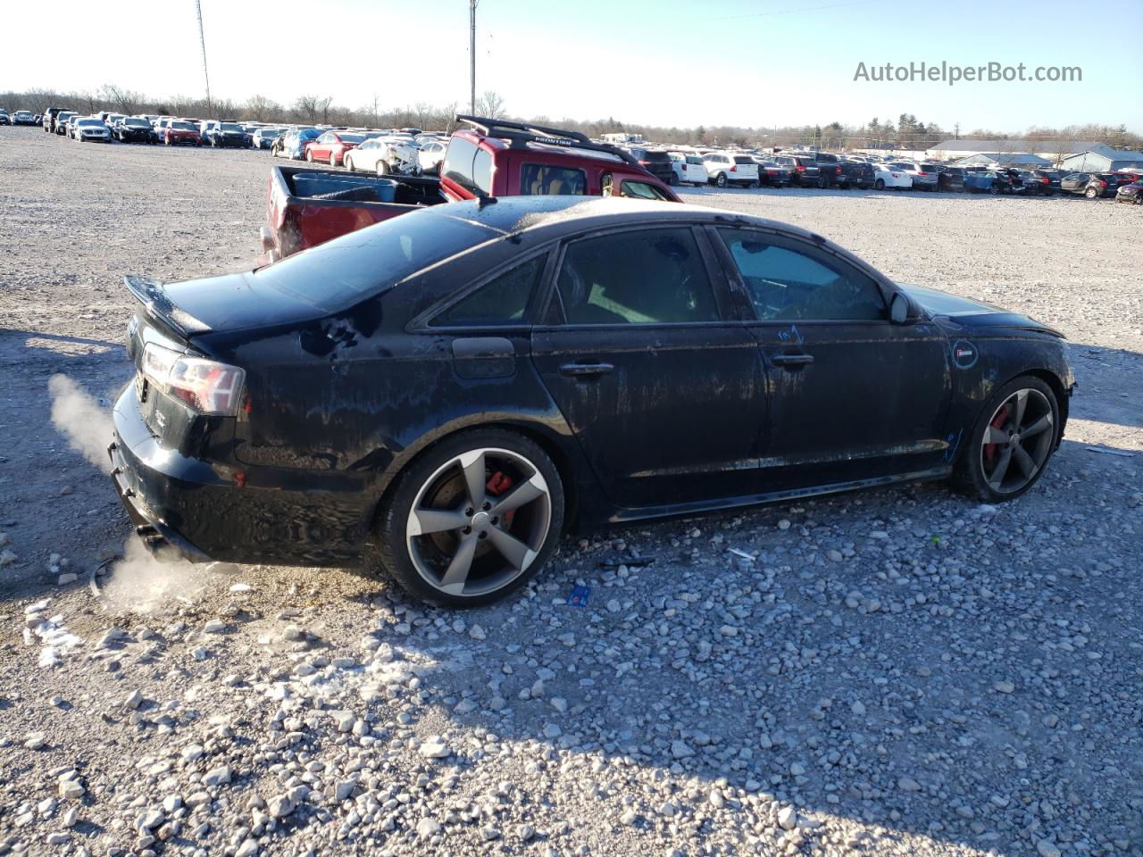 2014 Audi A6 Prestige Черный vin: WAUHGAFC2EN146123