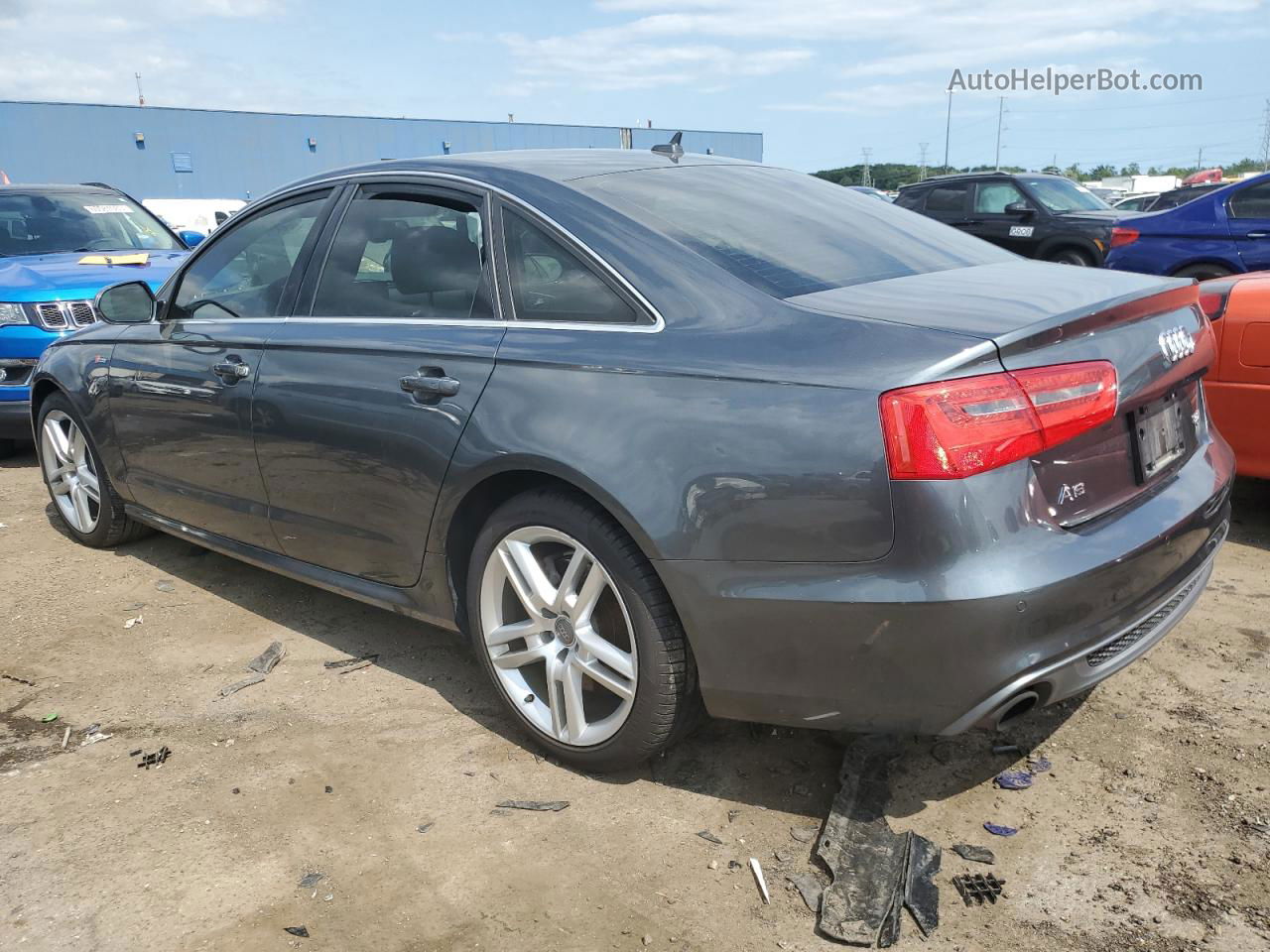 2014 Audi A6 Prestige Gray vin: WAUHGAFC3EN055796