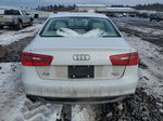 2014 Audi A6 Prestige White vin: WAUHGAFC3EN077880