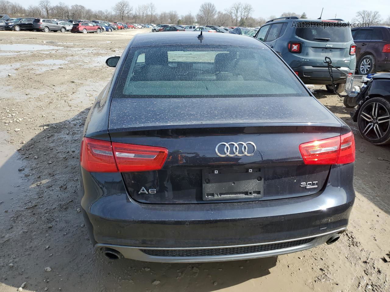 2013 Audi A6 Prestige Blue vin: WAUHGAFC4DN086828