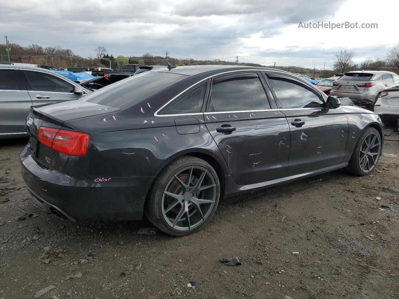 2013 Audi A6 Prestige Black vin: WAUHGAFC4DN135705