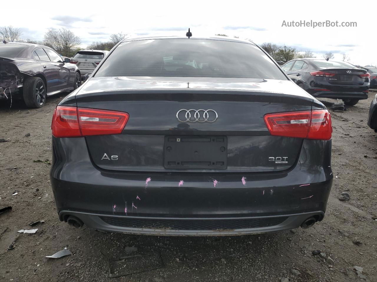 2013 Audi A6 Prestige Black vin: WAUHGAFC4DN135705