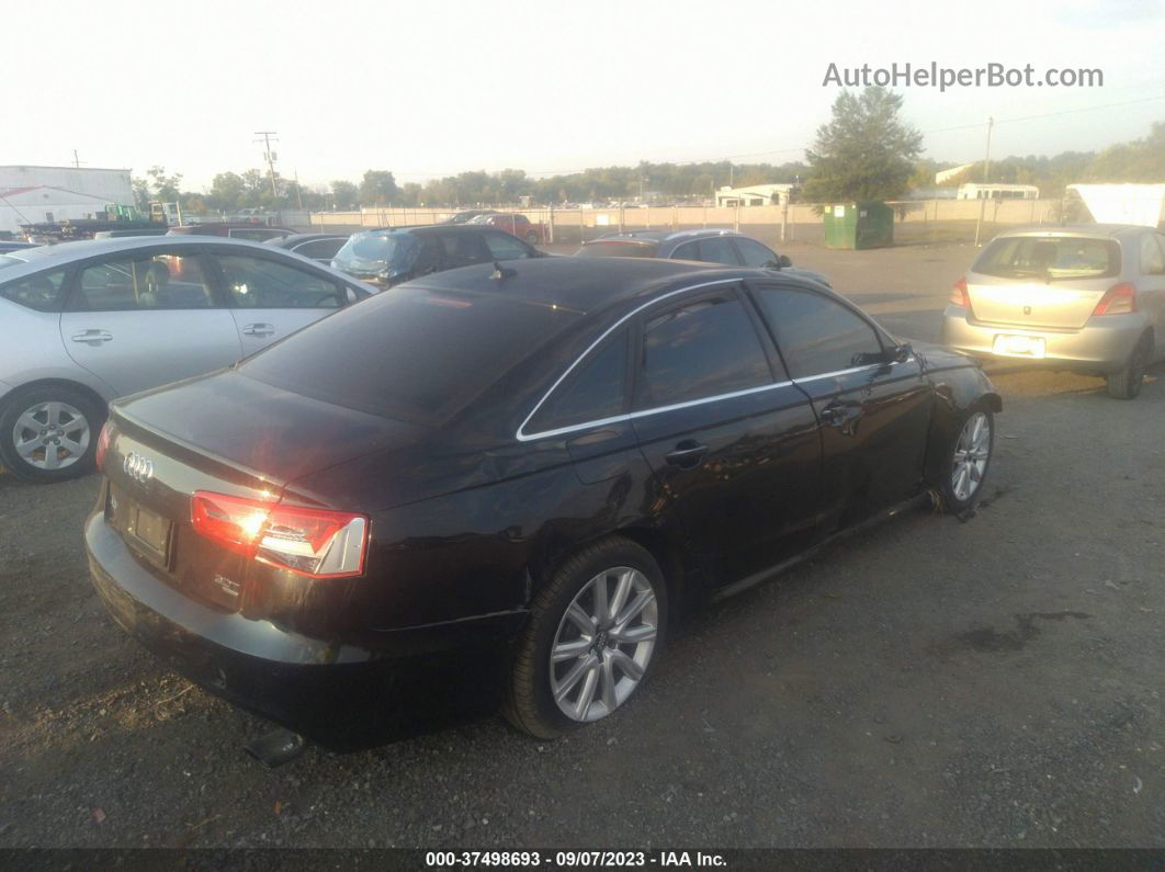 2014 Audi A6 3.0t Prestige Black vin: WAUHGAFC4EN044161