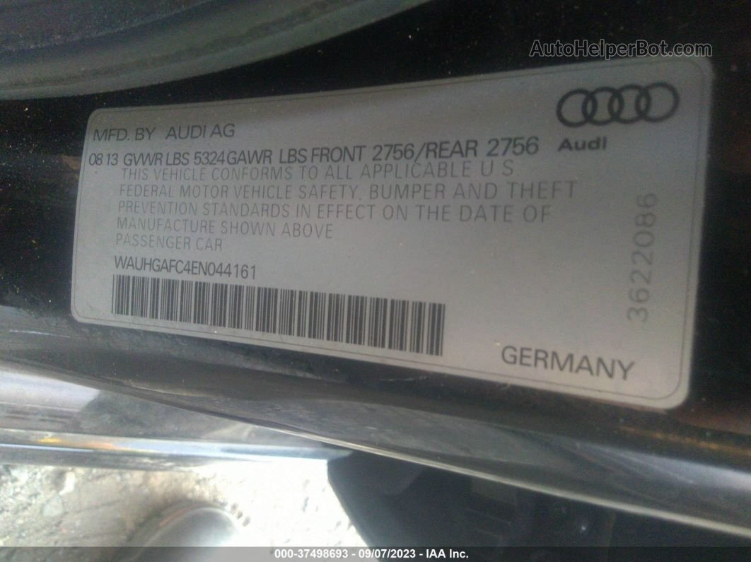 2014 Audi A6 3.0t Prestige Черный vin: WAUHGAFC4EN044161
