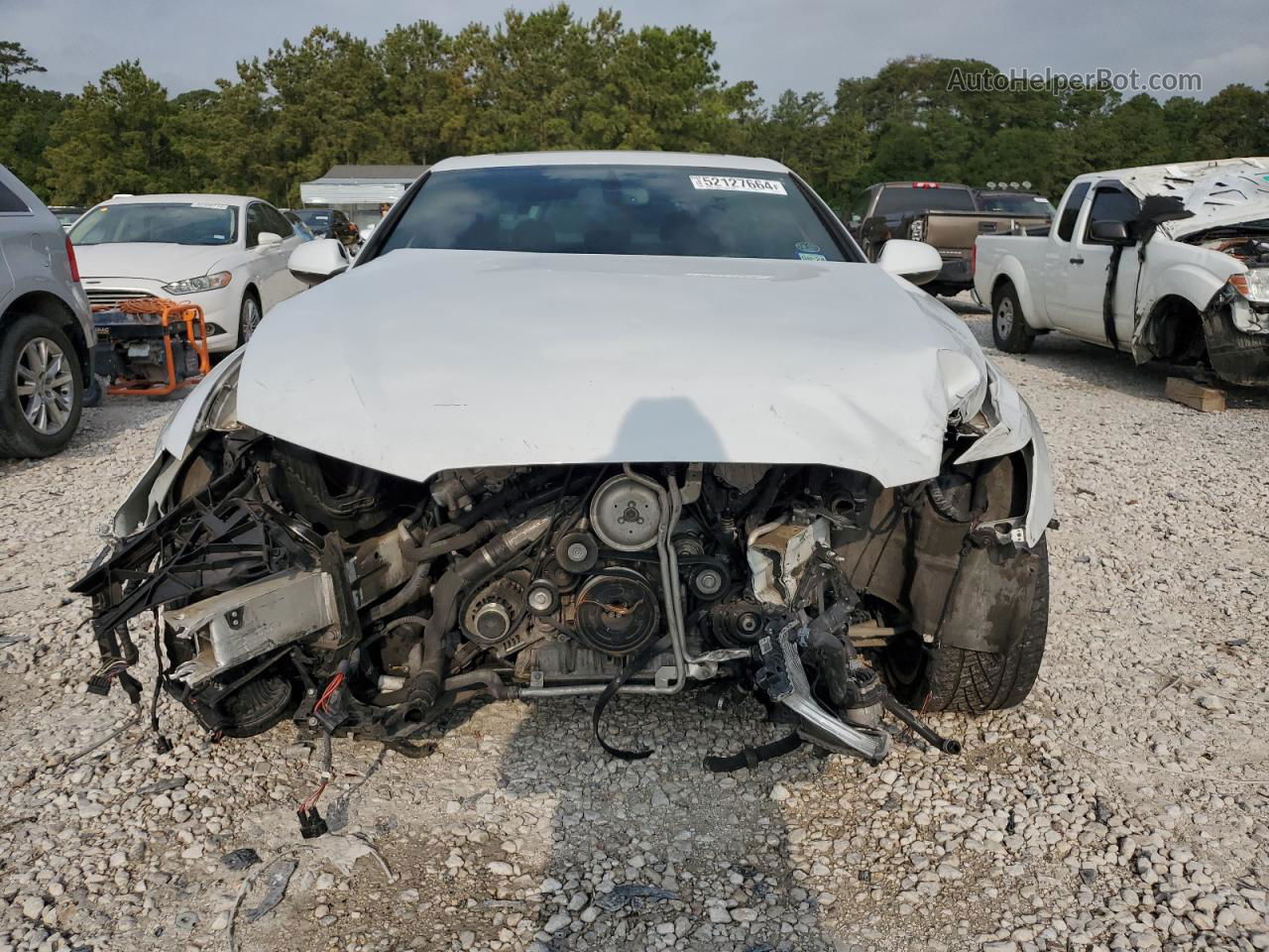 2014 Audi A6 Prestige White vin: WAUHGAFC4EN092274