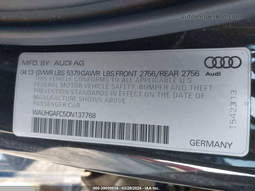 2013 Audi A6 3.0t Premium Gray vin: WAUHGAFC5DN137768