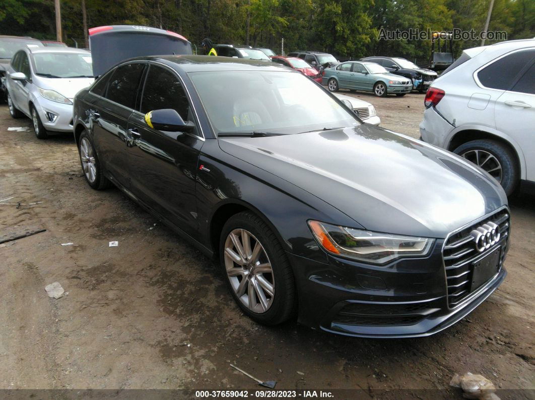 2013 Audi A6 3.0t Premium Dark Blue vin: WAUHGAFC7DN038790