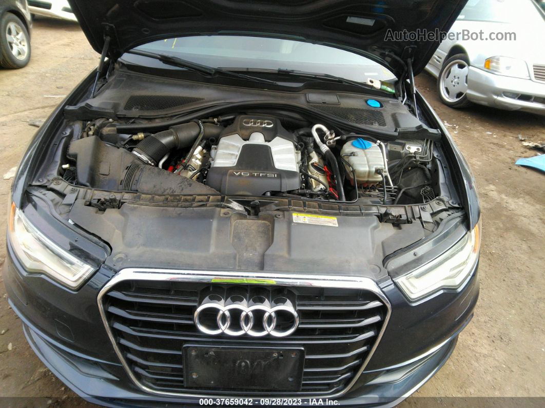 2013 Audi A6 3.0t Premium Dark Blue vin: WAUHGAFC7DN038790