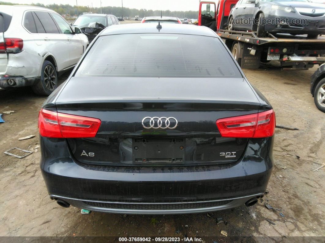 2013 Audi A6 3.0t Premium Dark Blue vin: WAUHGAFC7DN038790