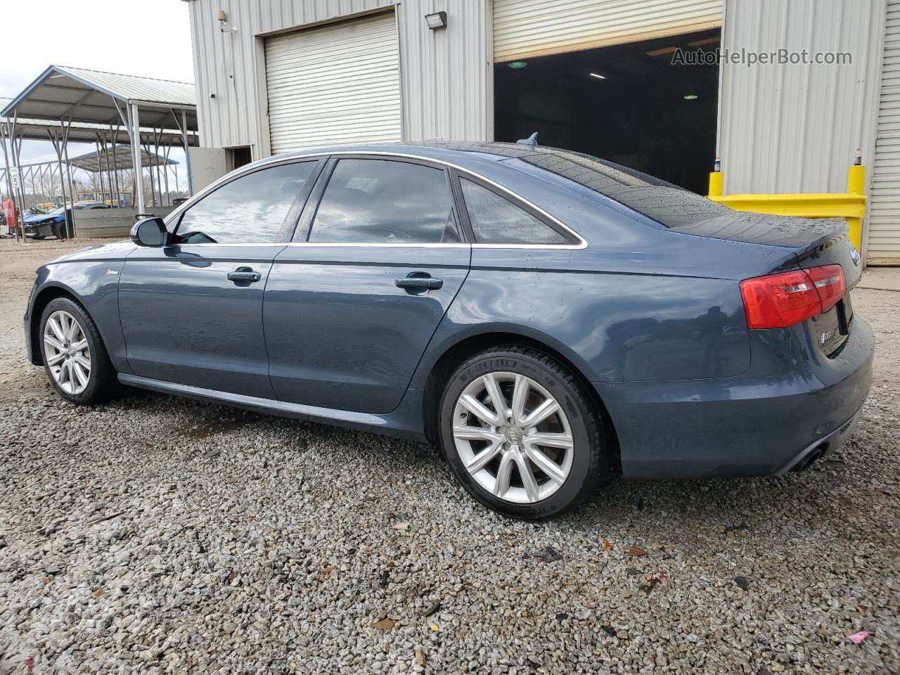 2013 Audi A6 Prestige Синий vin: WAUHGAFC7DN148691