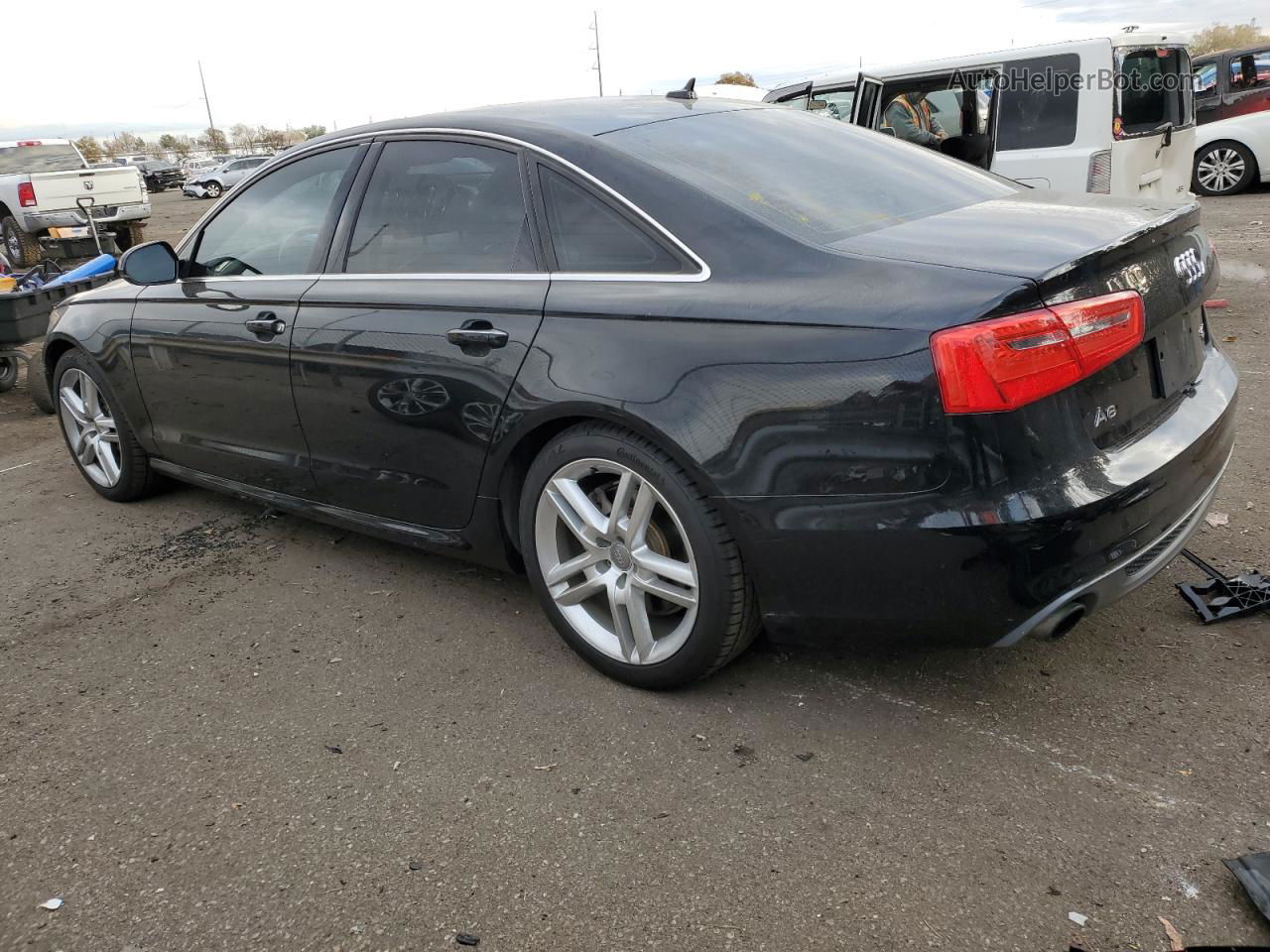 2014 Audi A6 Prestige Black vin: WAUHGAFC7EN030318