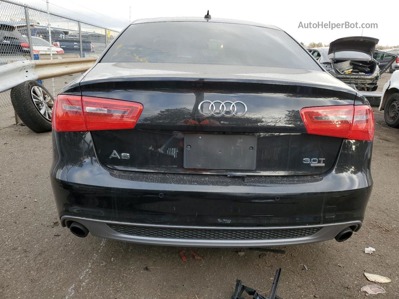 2014 Audi A6 Prestige Black vin: WAUHGAFC7EN030318