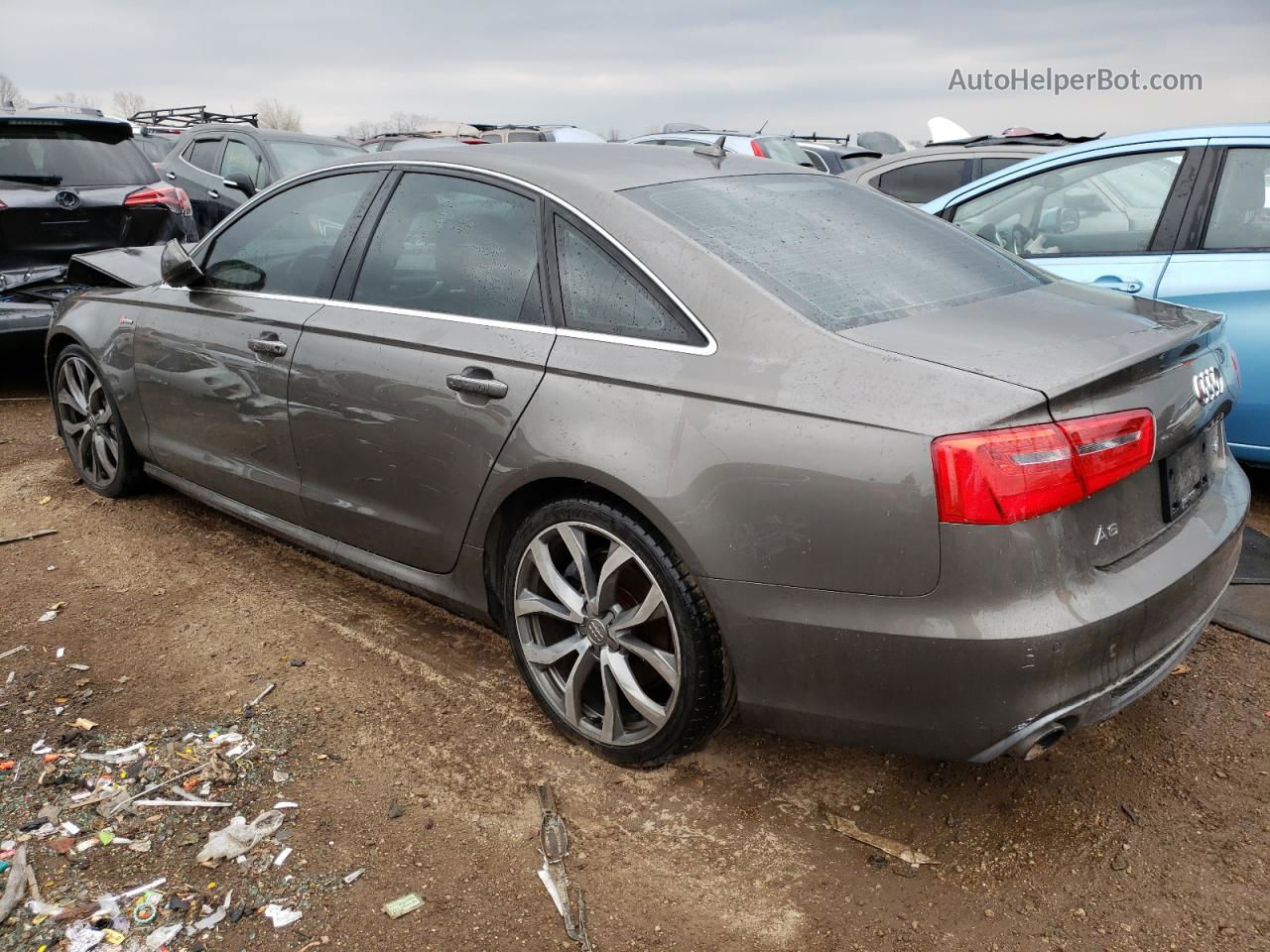 2014 Audi A6 Prestige Gray vin: WAUHGAFC7EN043408