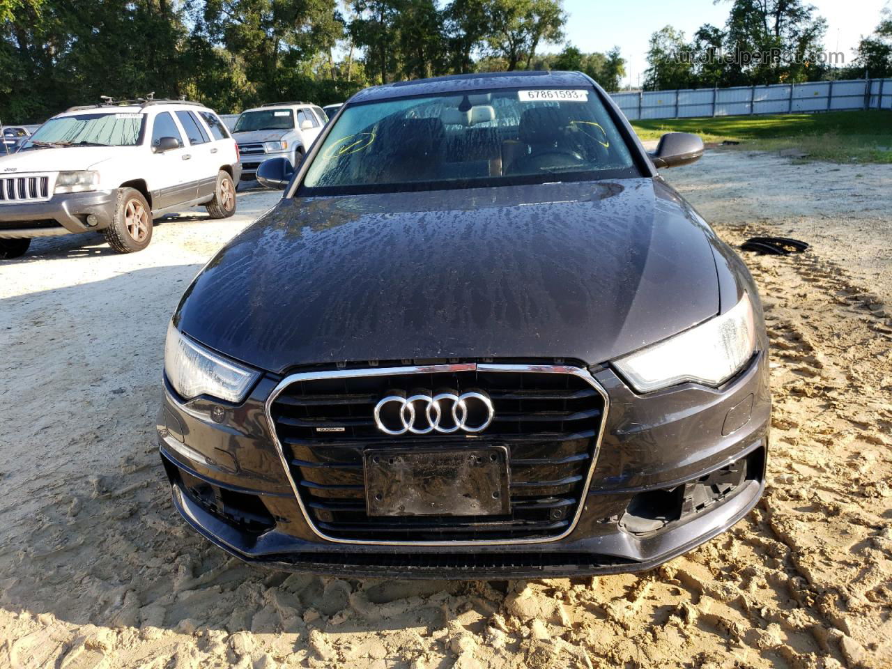 2013 Audi A6 Prestige Gray vin: WAUHGAFC8DN044632