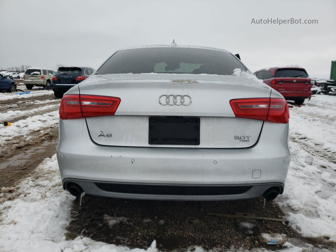 2013 Audi A6 Prestige Silver vin: WAUHGAFC8DN066825