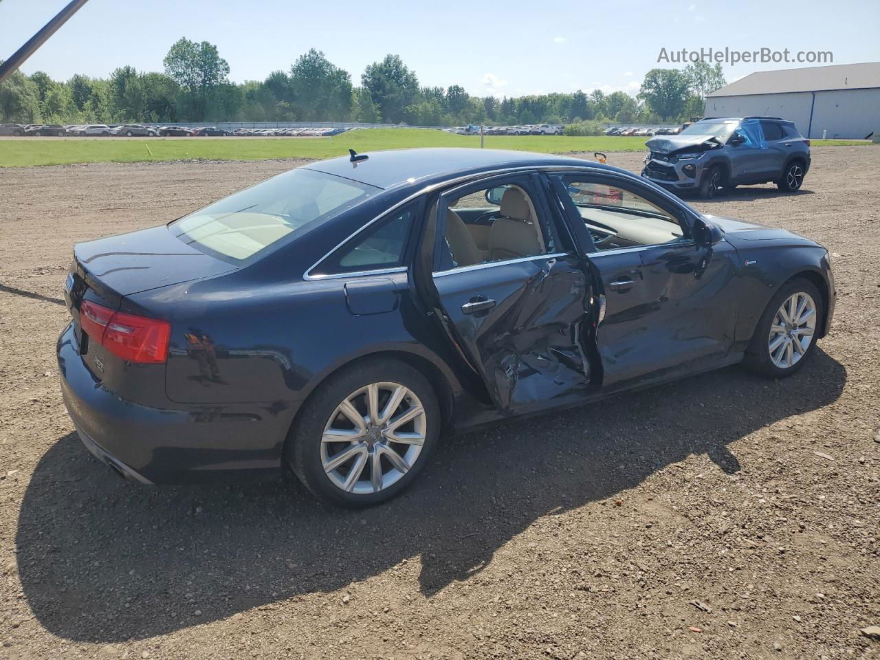 2014 Audi A6 Prestige Blue vin: WAUHGAFC8EN052604