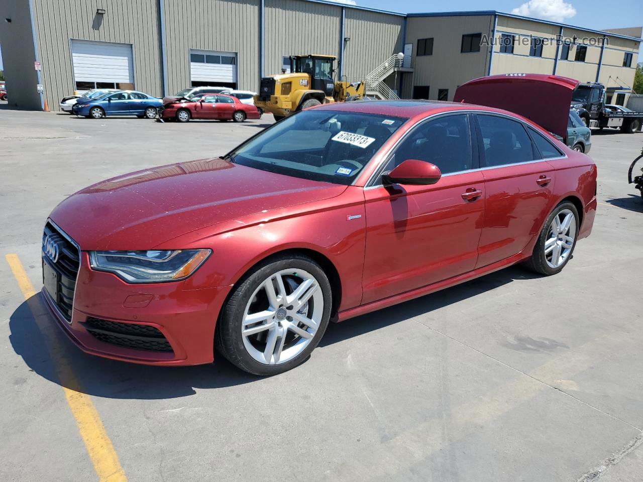 2014 Audi A6 Prestige Red vin: WAUHGAFC8EN130864