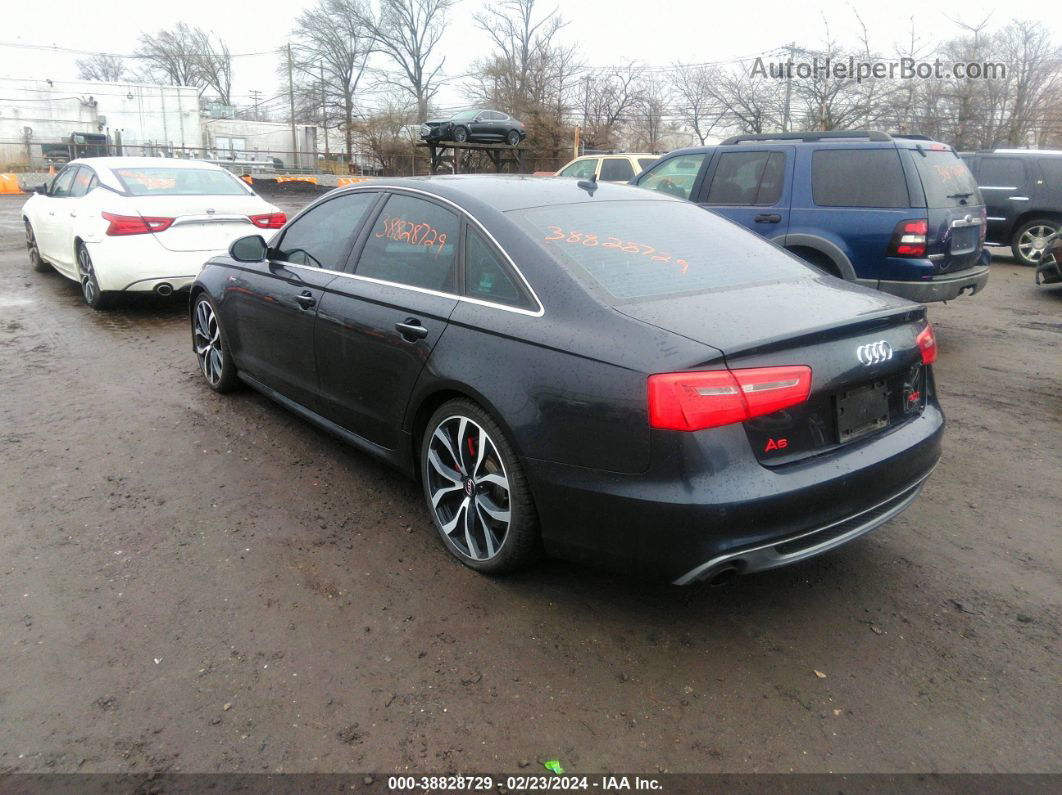 2013 Audi A6 3.0t Premium Синий vin: WAUHGAFC9DN012207