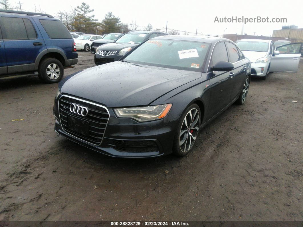 2013 Audi A6 3.0t Premium Синий vin: WAUHGAFC9DN012207