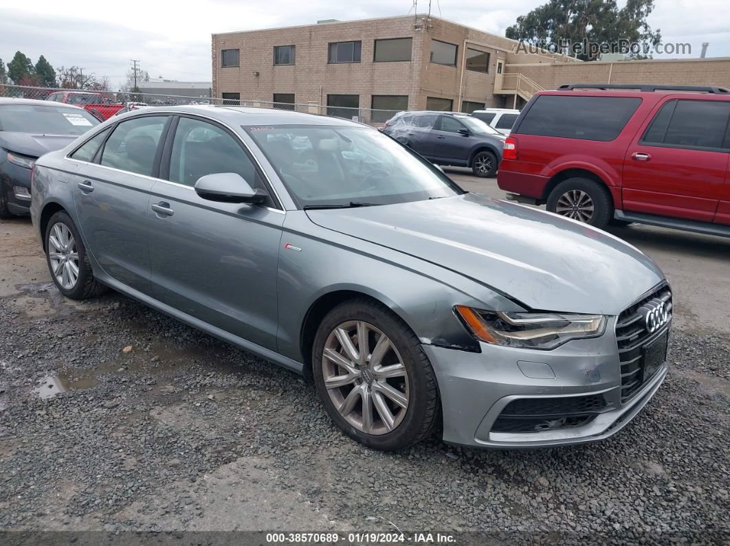 2013 Audi A6 3.0t Premium Gray vin: WAUHGAFC9DN027841