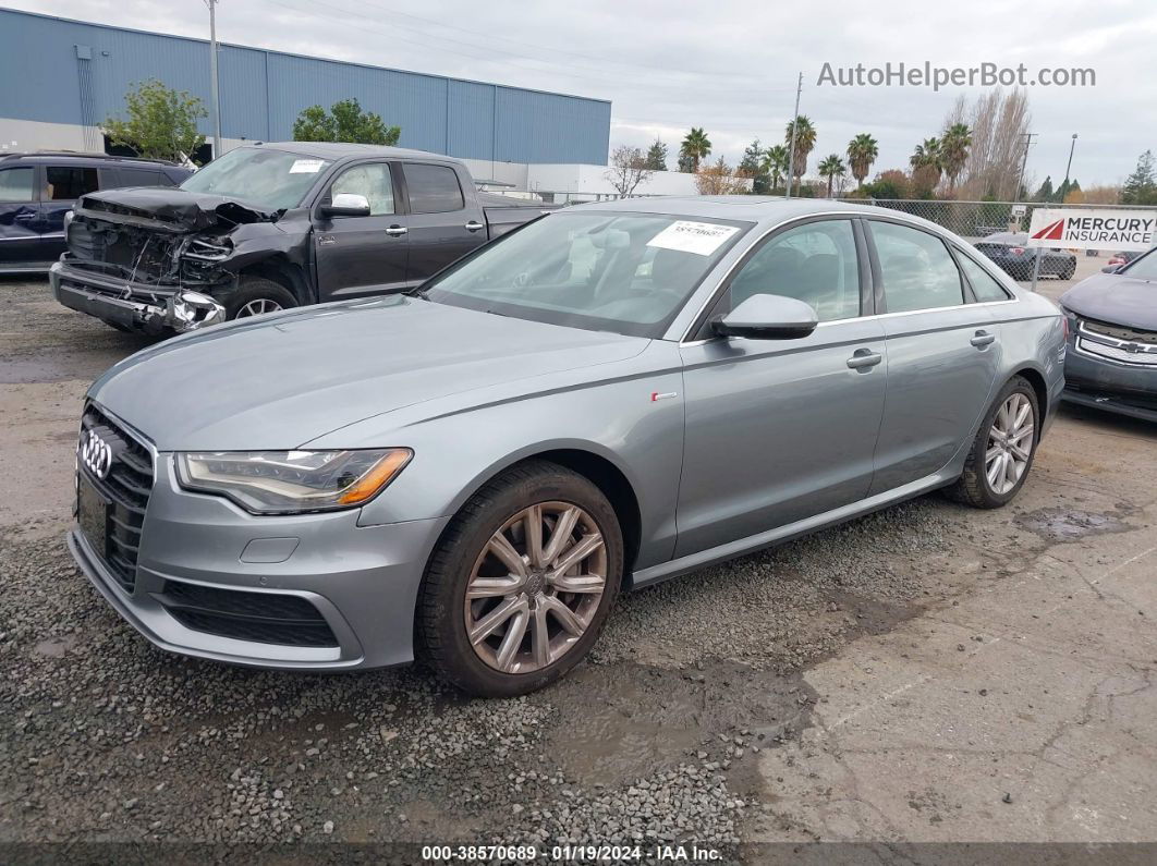 2013 Audi A6 3.0t Premium Gray vin: WAUHGAFC9DN027841