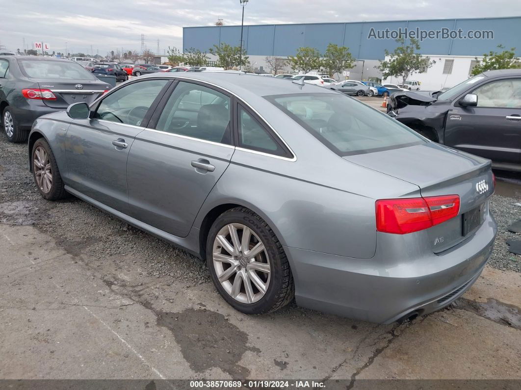 2013 Audi A6 3.0t Premium Gray vin: WAUHGAFC9DN027841