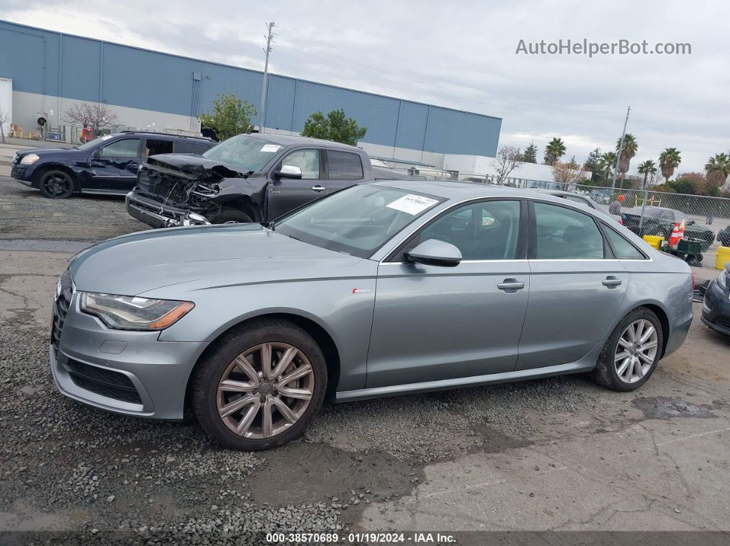 2013 Audi A6 3.0t Premium Gray vin: WAUHGAFC9DN027841