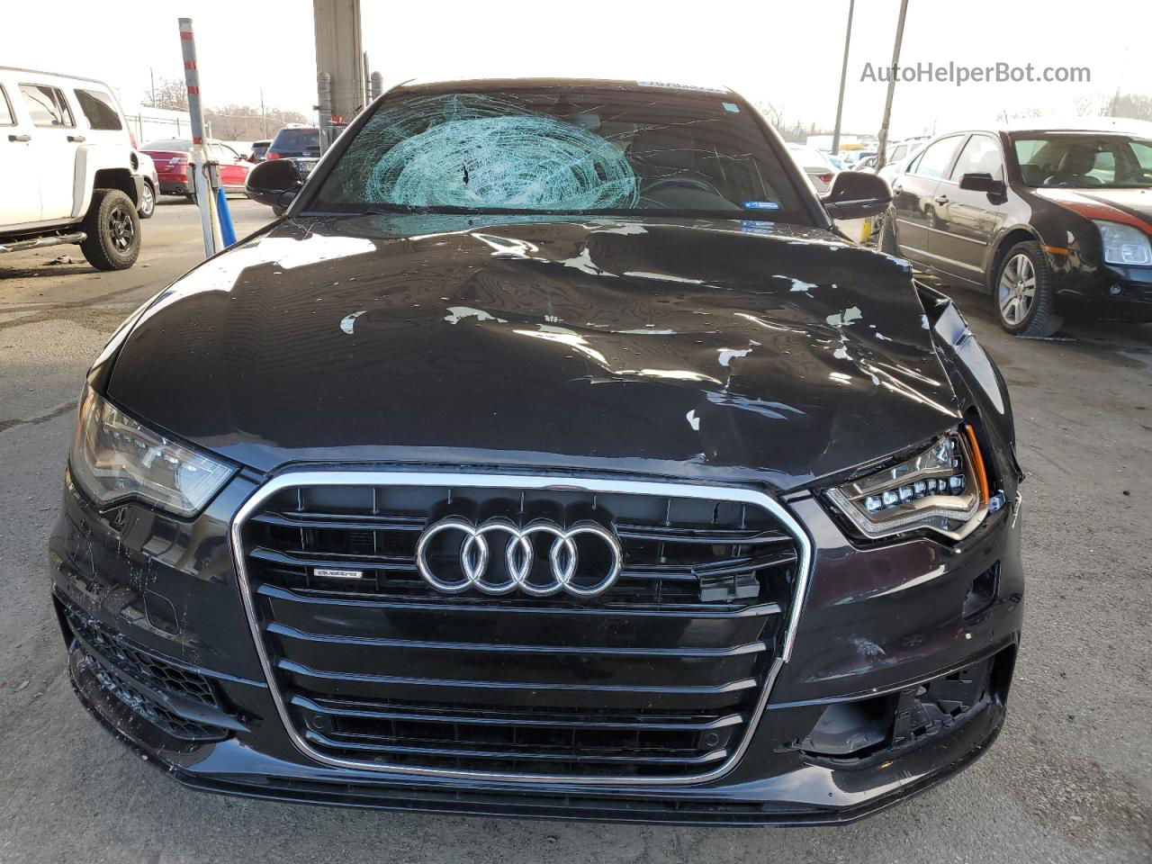 2013 Audi A6 Prestige Black vin: WAUHGAFC9DN055381