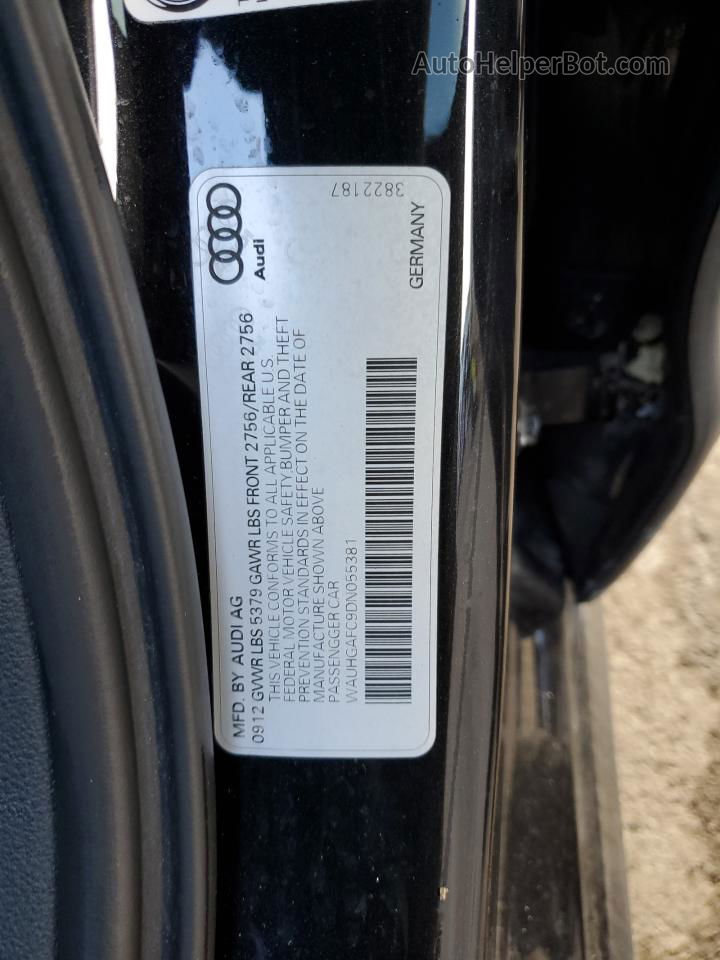 2013 Audi A6 Prestige Black vin: WAUHGAFC9DN055381