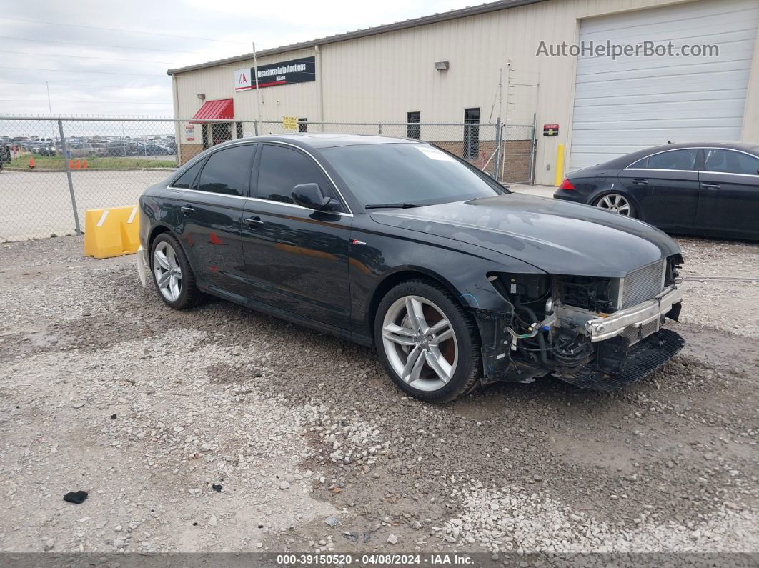 2013 Audi A6 3.0t Premium Black vin: WAUHGAFC9DN107009