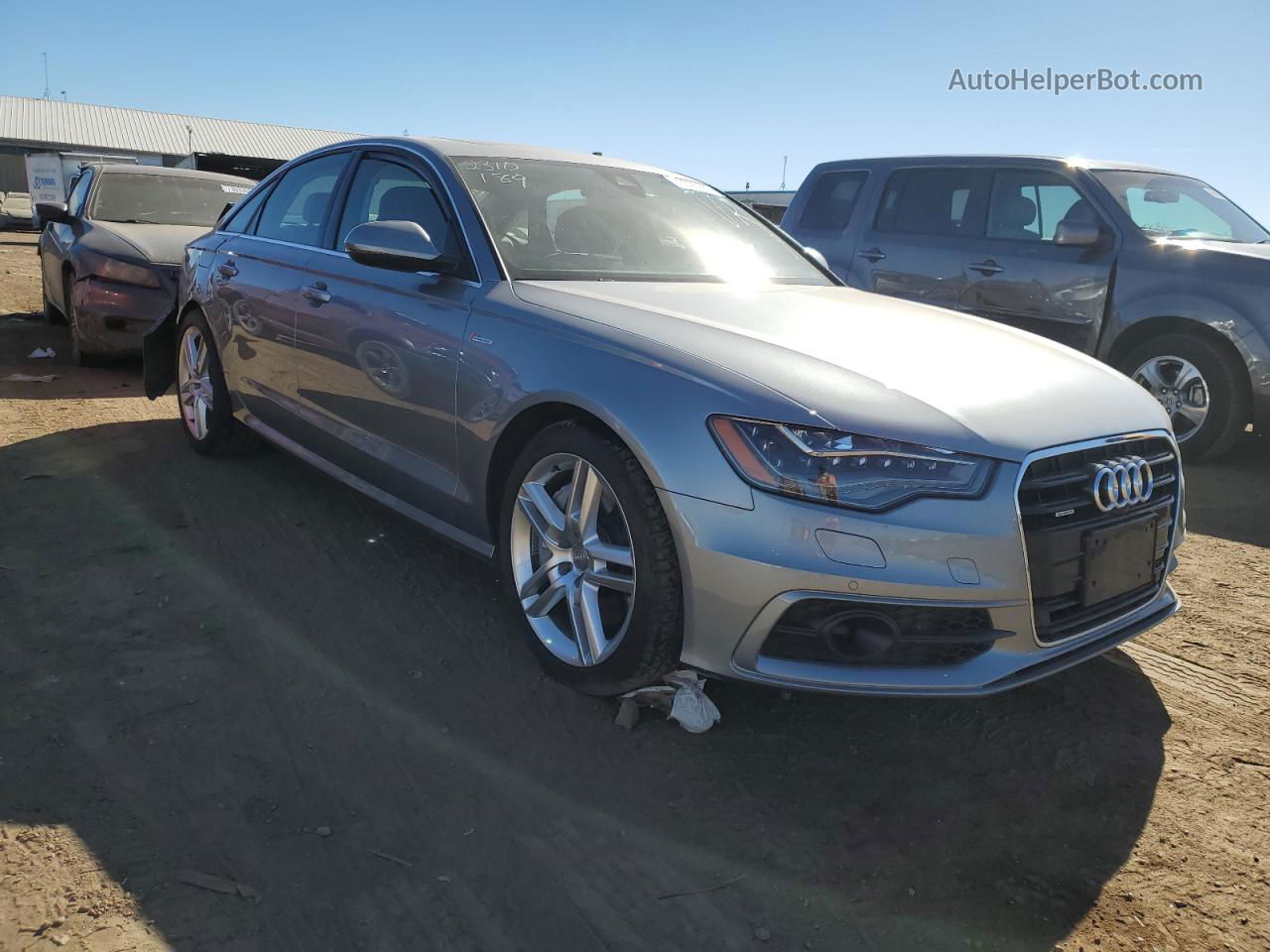 2014 Audi A6 Prestige Silver vin: WAUHGAFC9EN050974