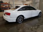 2014 Audi A6 Prestige White vin: WAUHGAFC9EN057052