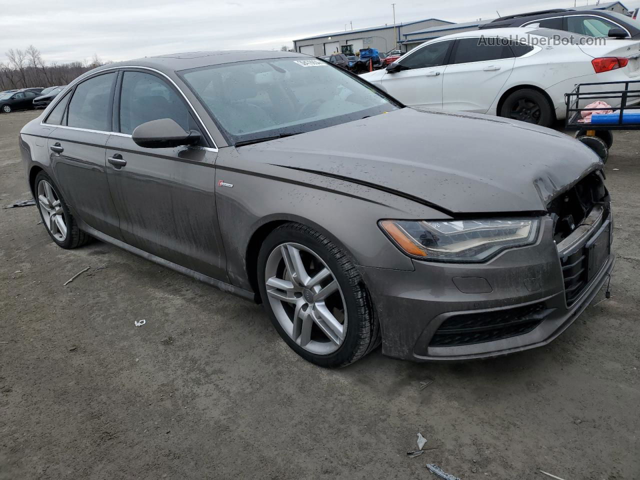 2014 Audi A6 Prestige Gray vin: WAUHGAFC9EN066088