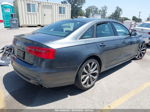 2014 Audi A6 3.0t Premium Plus Gray vin: WAUHGAFC9EN155076