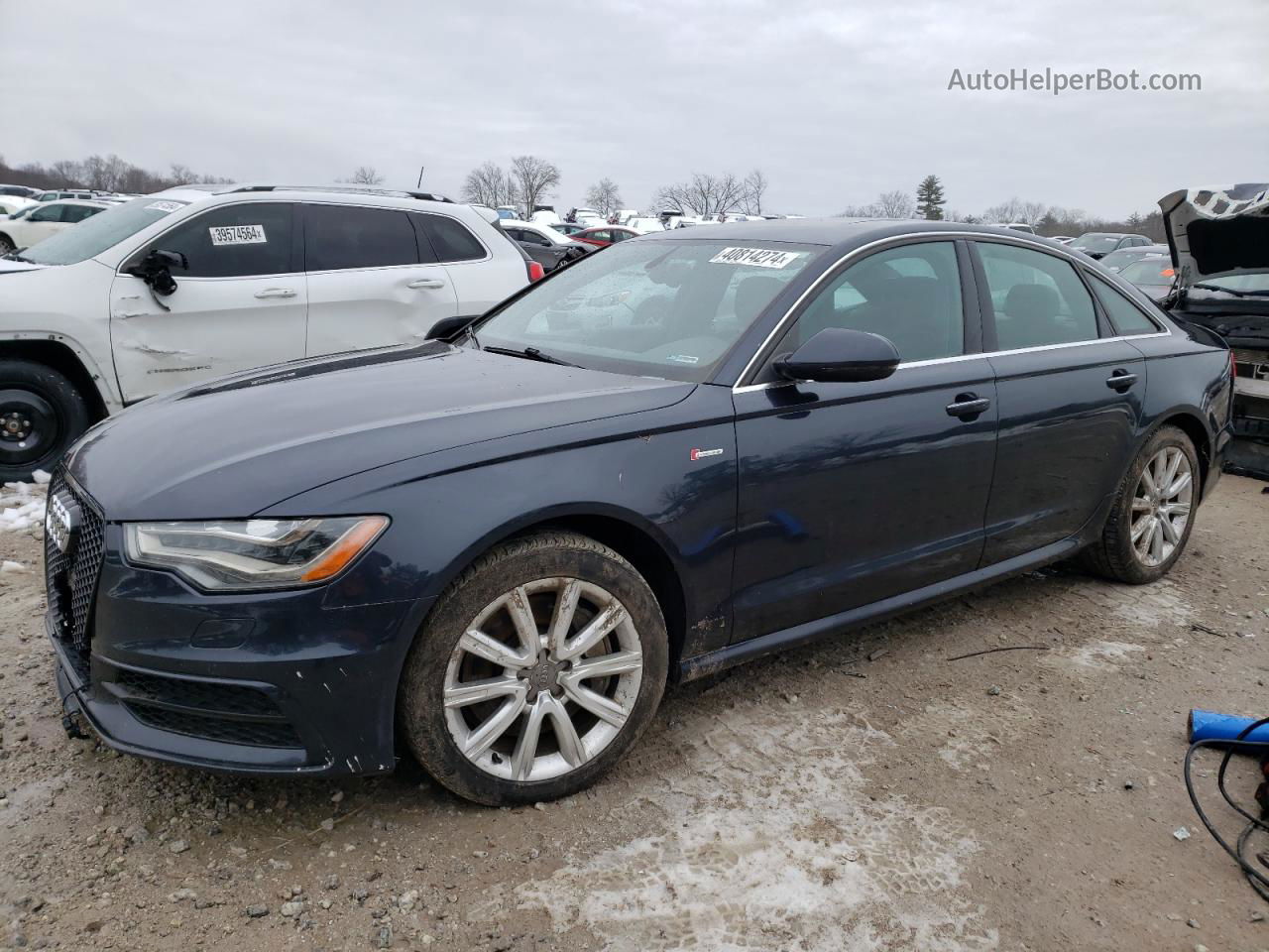 2013 Audi A6 Prestige Blue vin: WAUHGAFCXDN039884