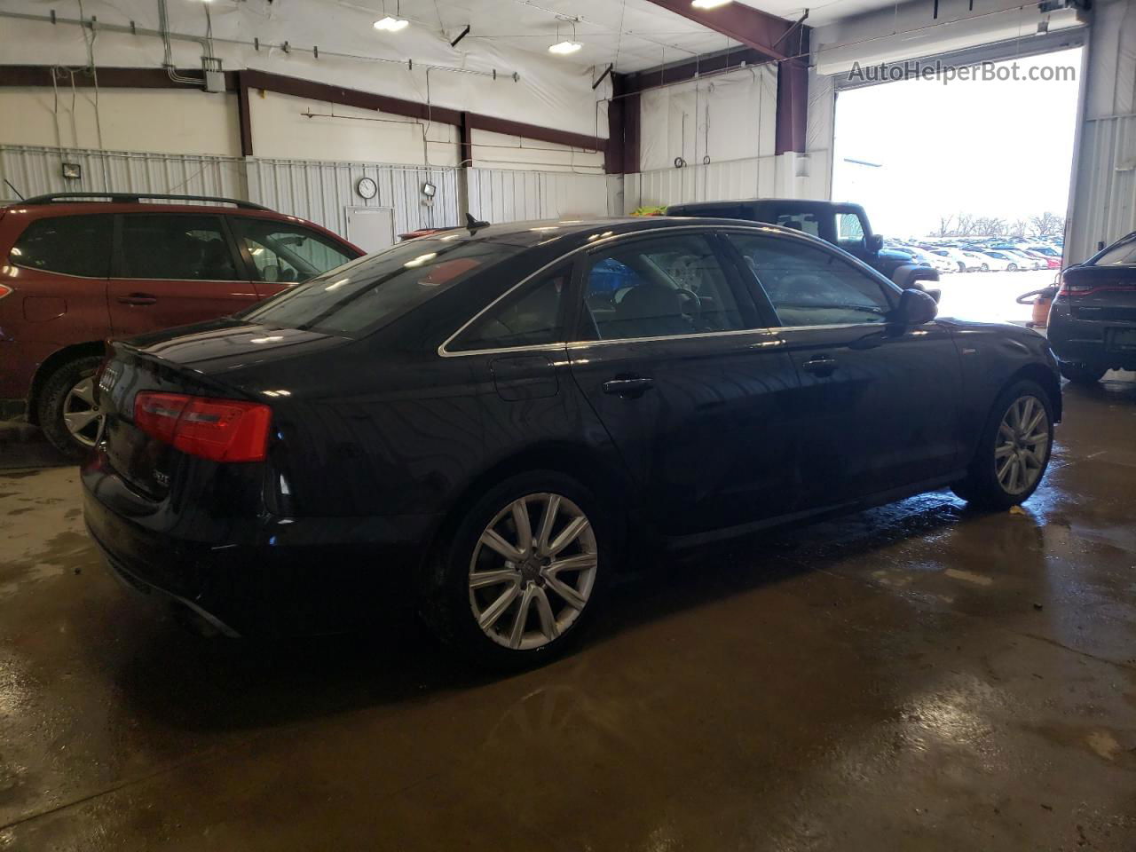 2013 Audi A6 Prestige Black vin: WAUHGAFCXDN111408